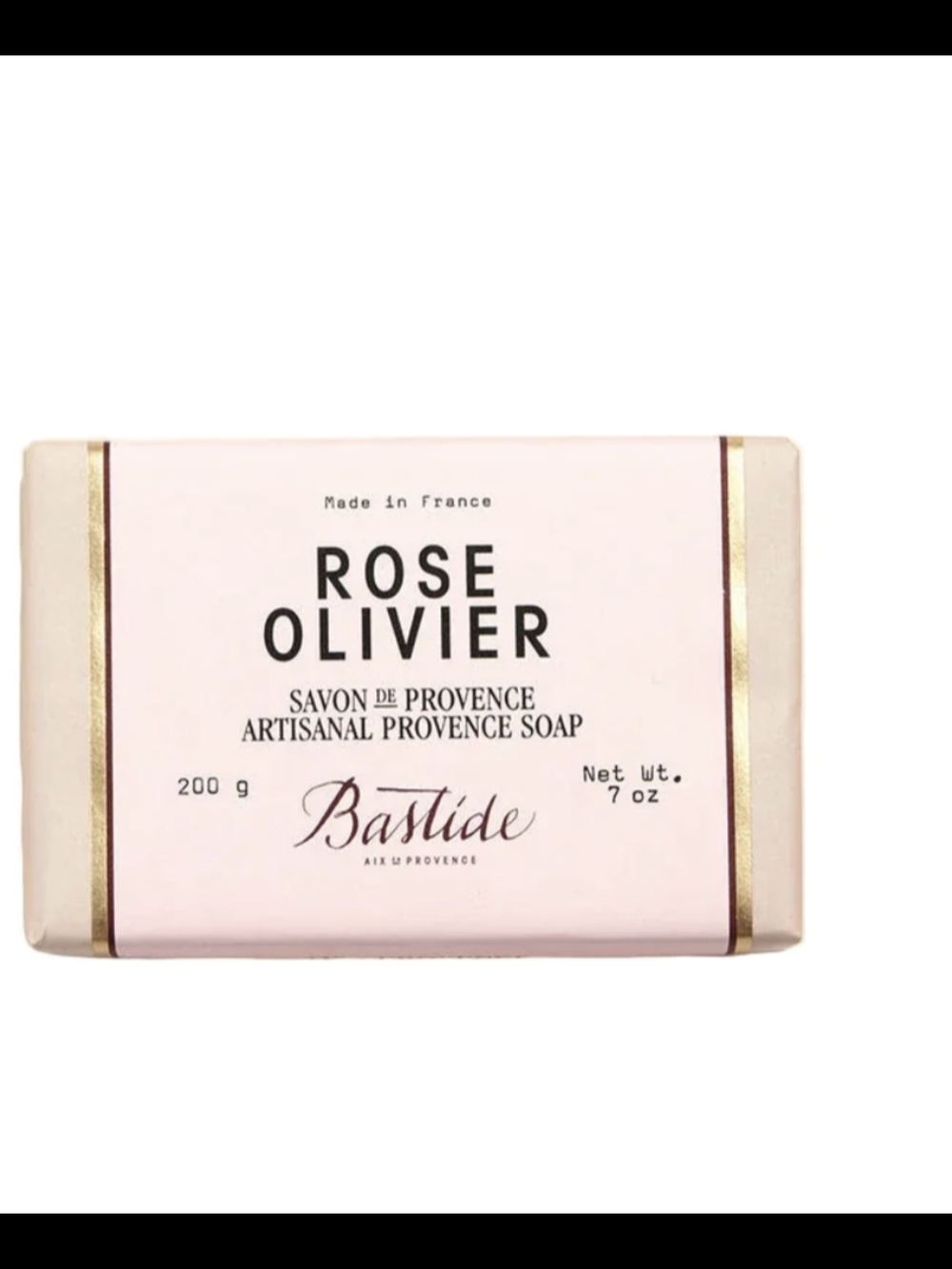 Bastide Rose Olivier Artisanal Soap -200g Jumbo Size NIB